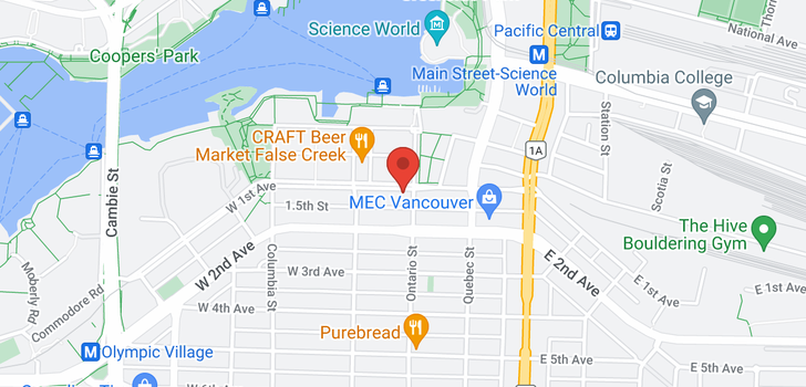 map of 904 38 W 1ST AVENUE